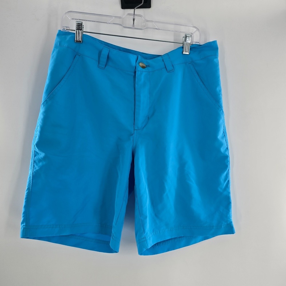 Columbia Blue Omni- Shield Advanced‎ Repellency Shorts Mens Size 34